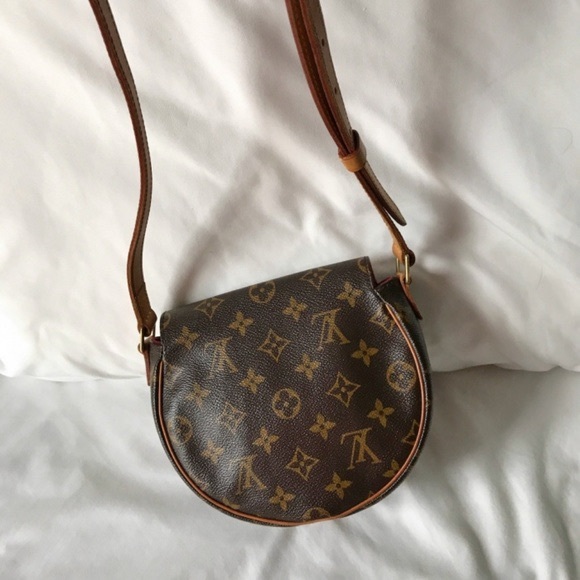 Authentic Vintage LOUIS VUITTON Monogram Tambourin Crossbody Handbag - Picture 2 of 11